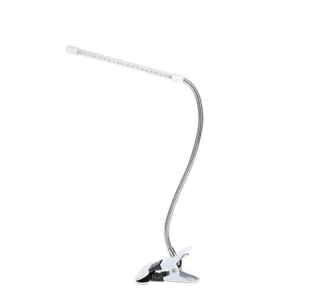 LED Desk Table Clip Lamp - 7W USB Cable
