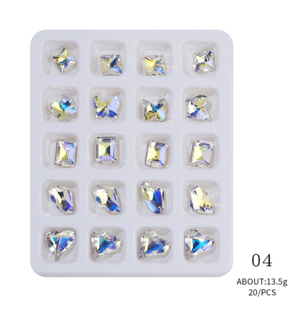 DRILL NAIL RHINESTONES