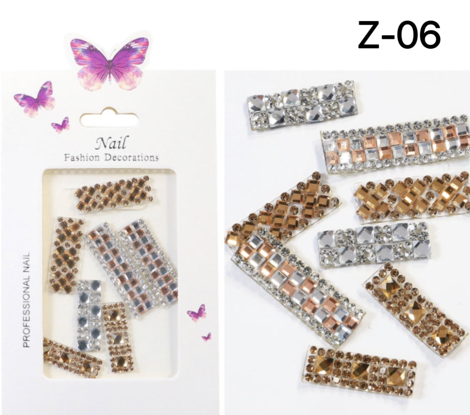 Rhinstone Nail Stickers