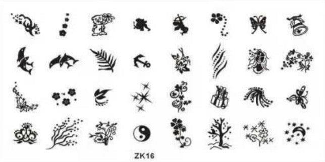 Nail Stamping Metal Plate - ZK