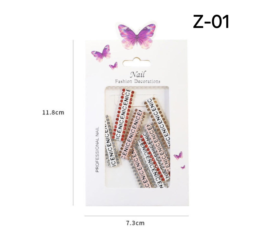 Rhinstone Nail Stickers