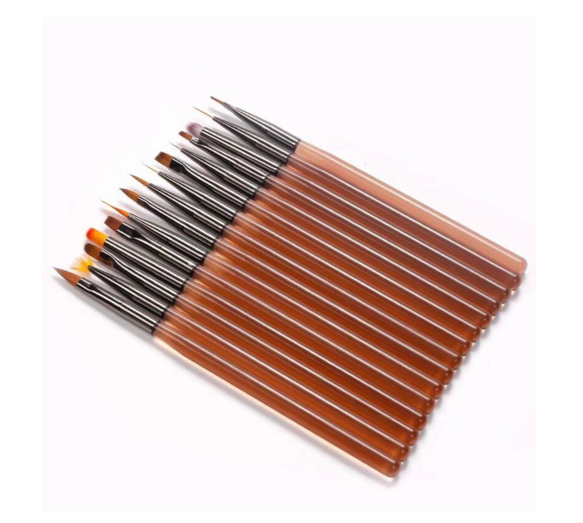 ART BRUSHES WITH ROUND CASE