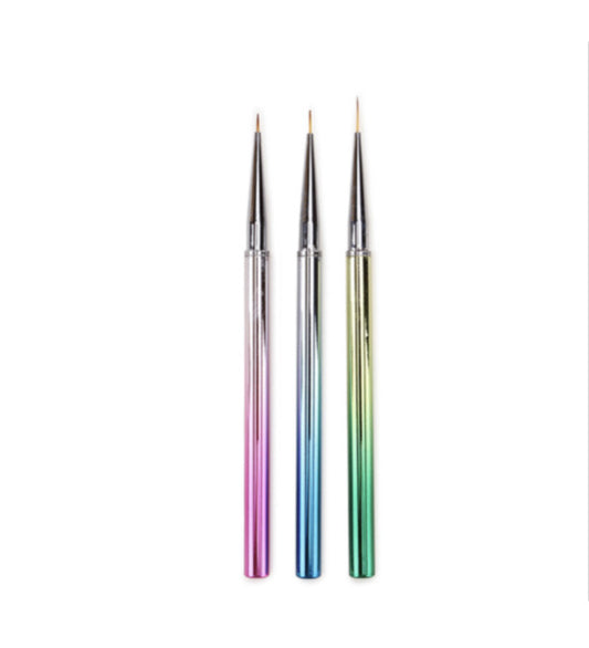Nail Art Striping Brushes  - 3 pcs Set