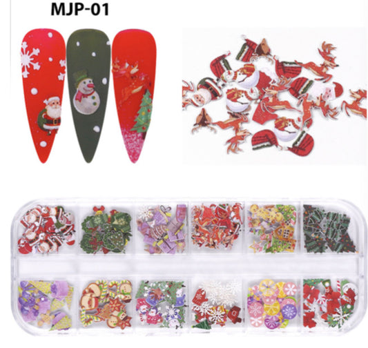 12 Grids Slice Nail Art Box