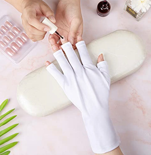 FINGERLESS NAIL UV SHIELD GLOVES
