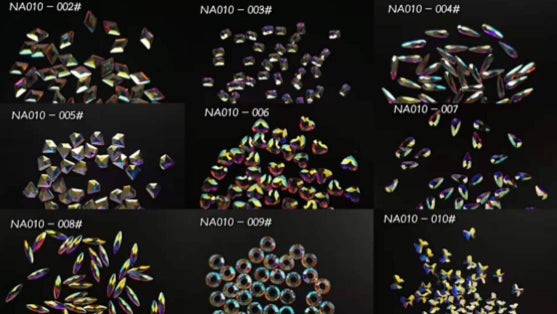 Shaped Nail Diamonds - 50pcs