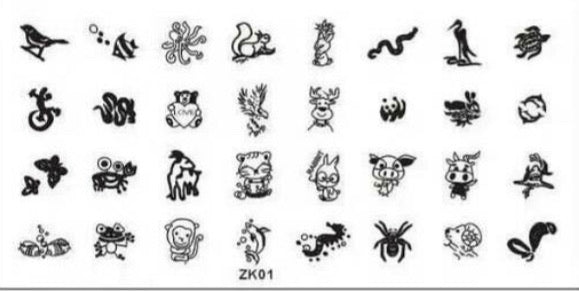 Nail Stamping Metal Plate - ZK