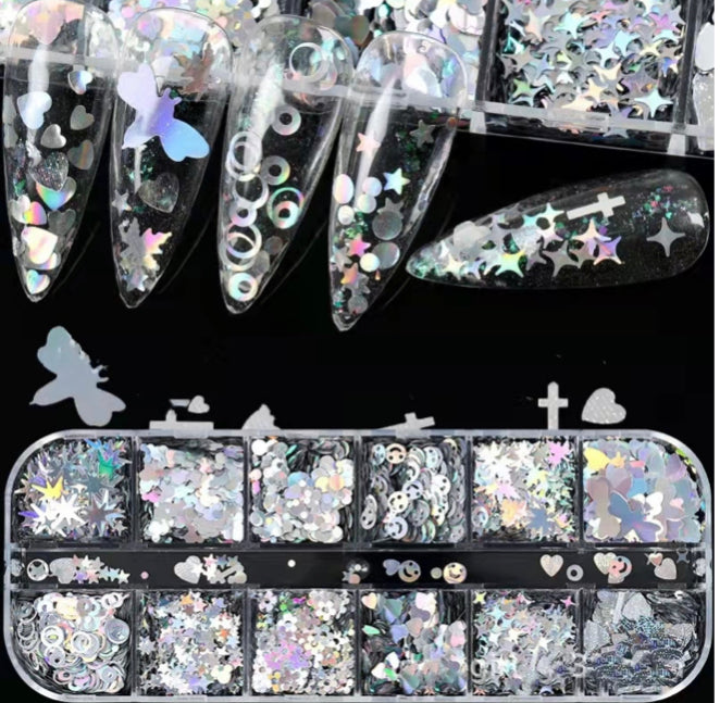 Laser Nail Decoration