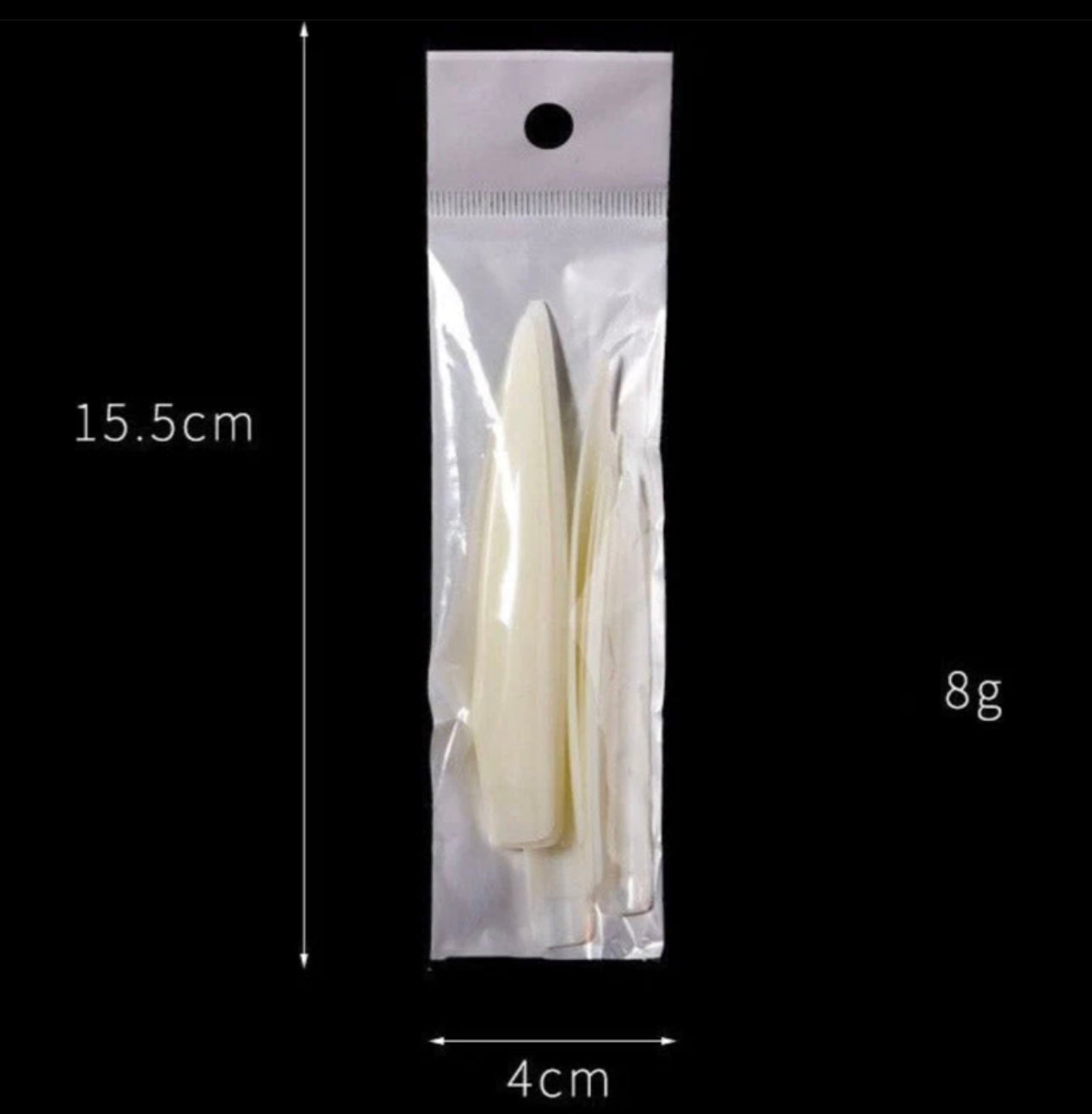 Stiletto tips- XXL Half Cover Tips