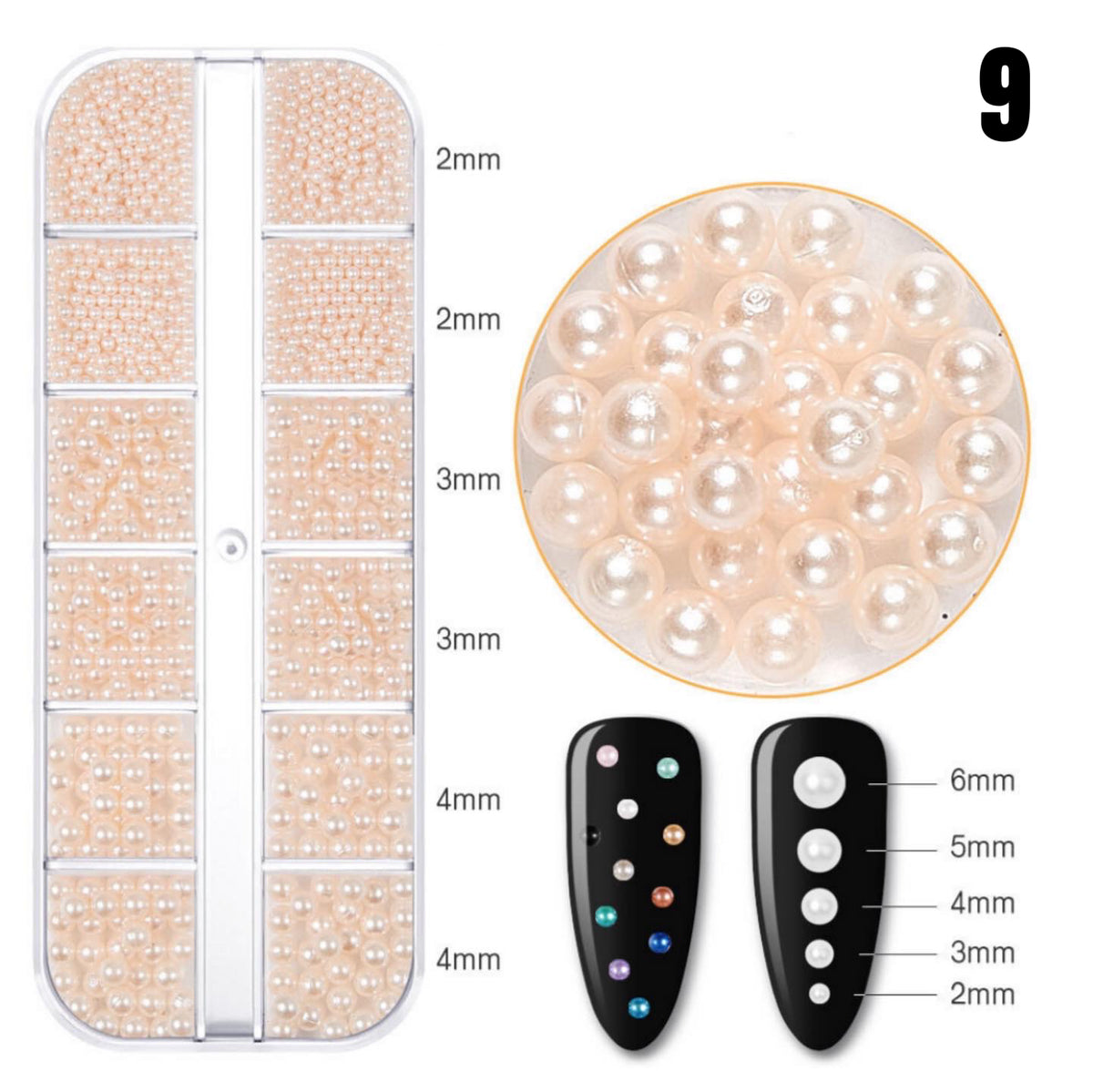 Pearl Nail Art Decoration