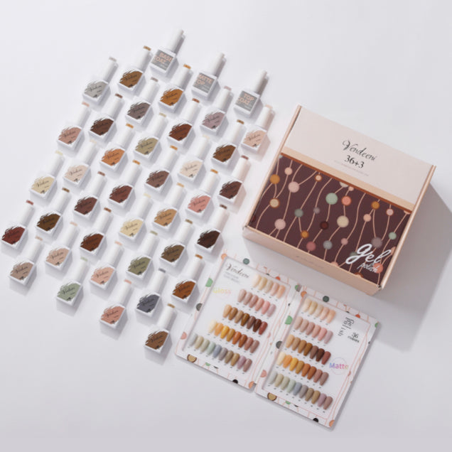 40 pcs Vendeeni UV Gel Polish Set + colour chart - 07