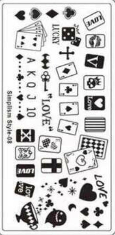 Nail Stamping Metal Plate