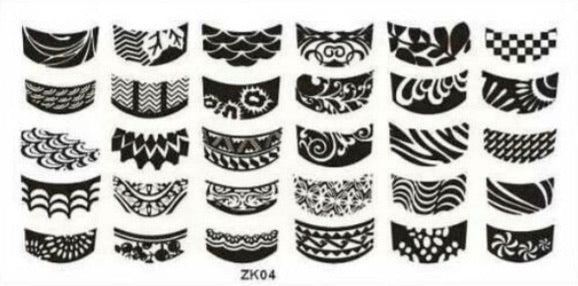 Nail Stamping Metal Plate - ZK