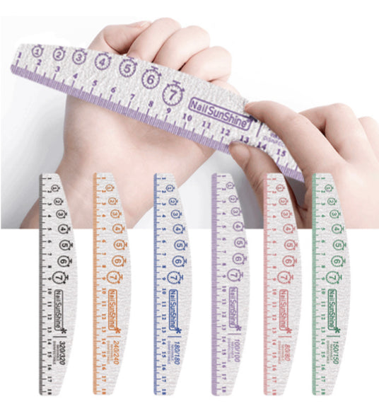 Ruler Nail Filer - 25pcs