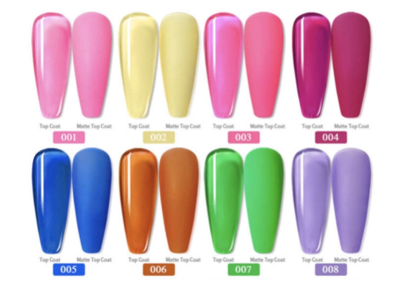 Glazed Gel Polish - 6 pcs set
