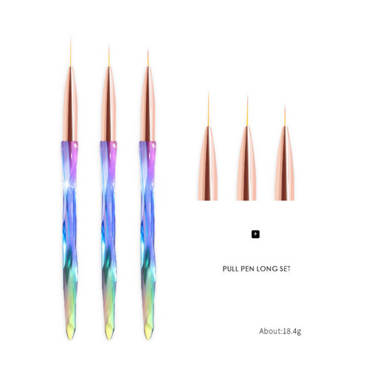 Striping Brush - 3 pcs set