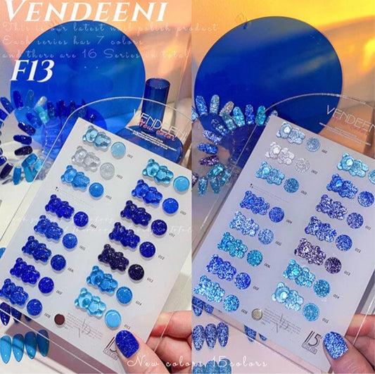 VENDEENI UV GEL POLISH - 15 pcs SET - F13