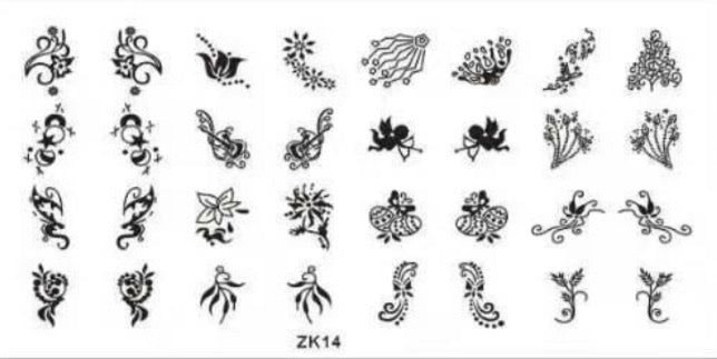 Nail Stamping Metal Plate - ZK