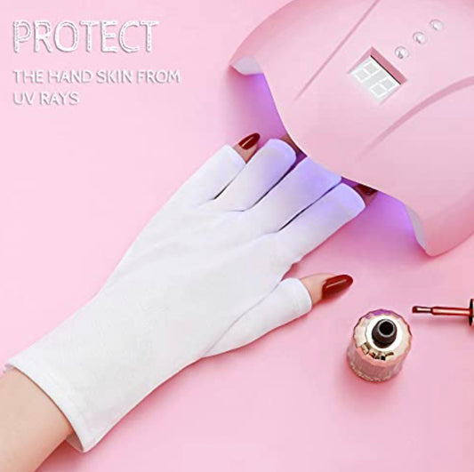 FINGERLESS NAIL UV SHIELD GLOVES