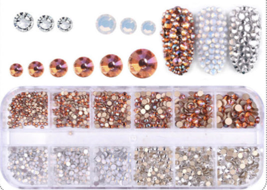 12grids Mix Color Diamonds #03