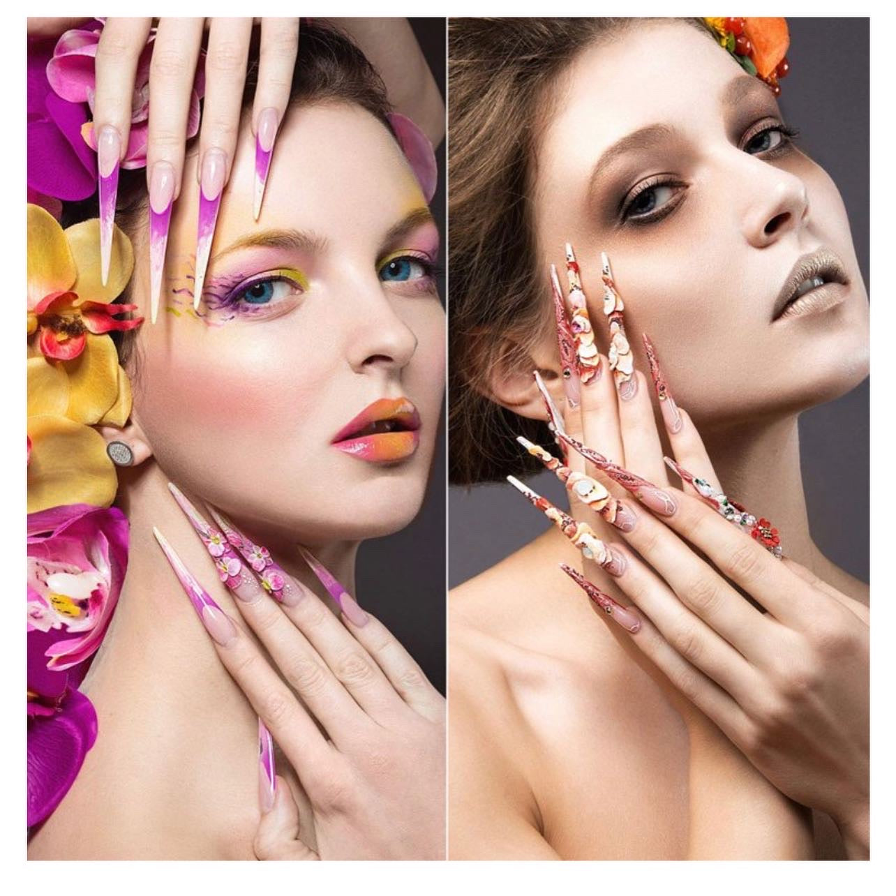 Stiletto tips- XXL Half Cover Tips