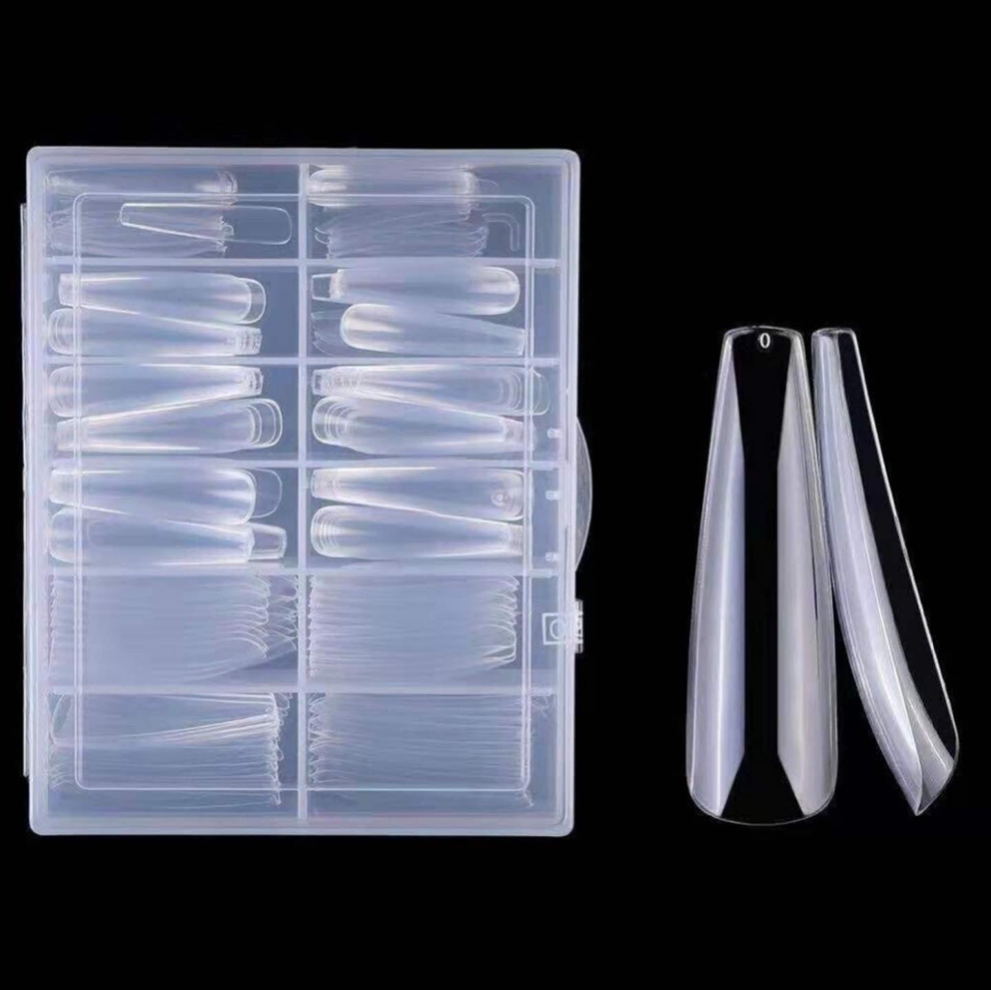 2XL Long Coffin Tips 120 pcs