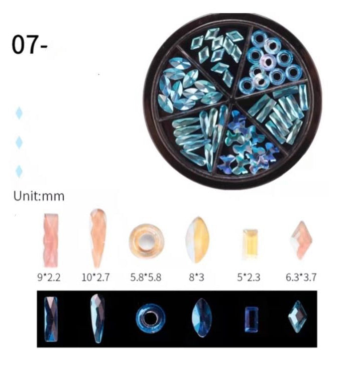 Flat Bottom Black Wheel Art Nail Decoration