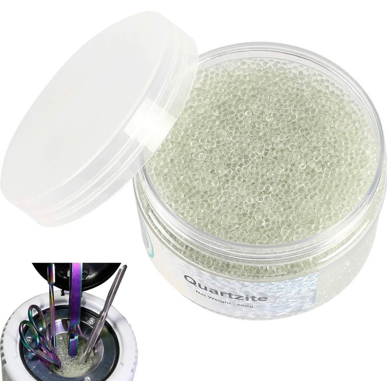 STERILIZING CLEAR GLASS BEADS