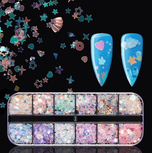 Under The Sea Nail Art
