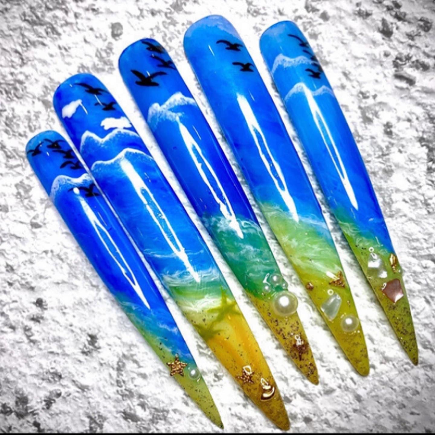 Stiletto tips- XXL Half Cover Tips