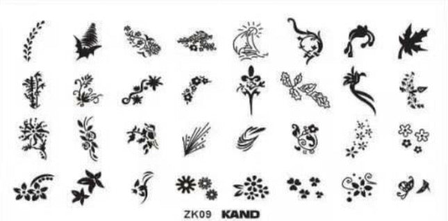 Nail Stamping Metal Plate - ZK