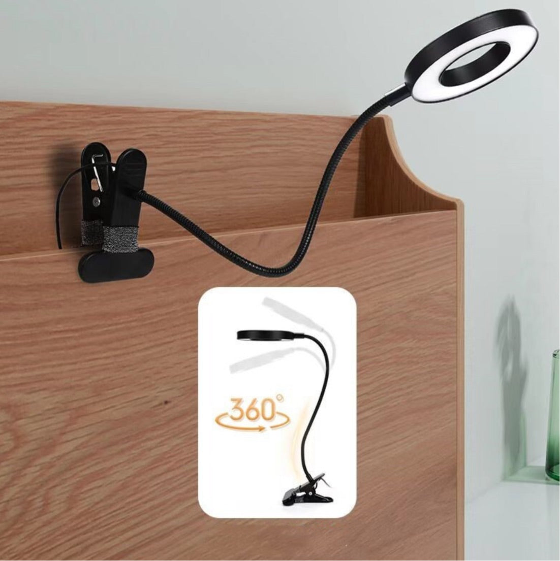 LED Desk Table Clip Lamp - 7W
