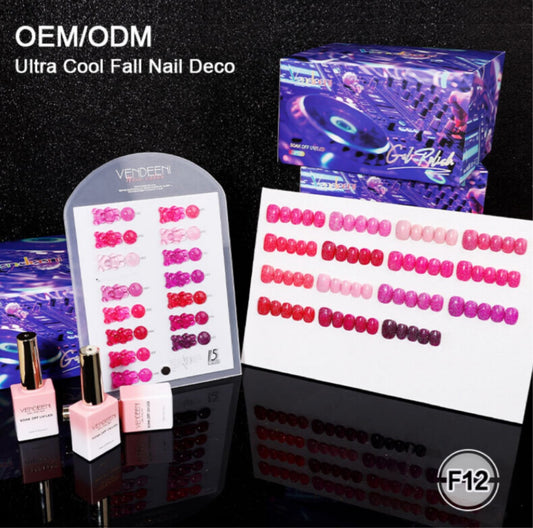 VENDEENI UV GEL POLISH - 15 pcs SET - F12