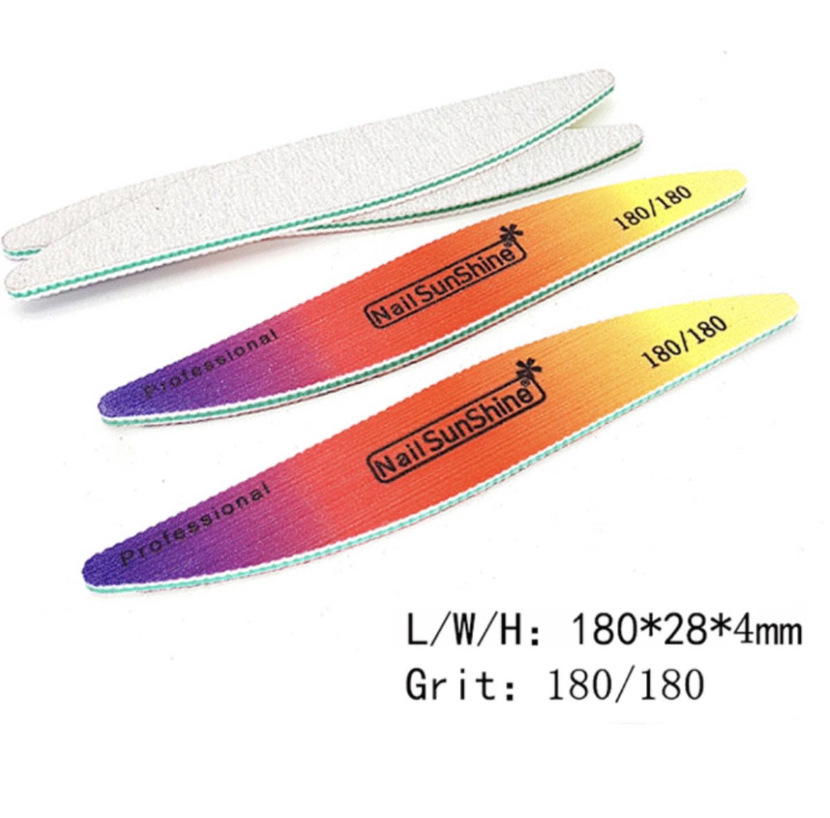 S Shape Nail File - 25 pcs