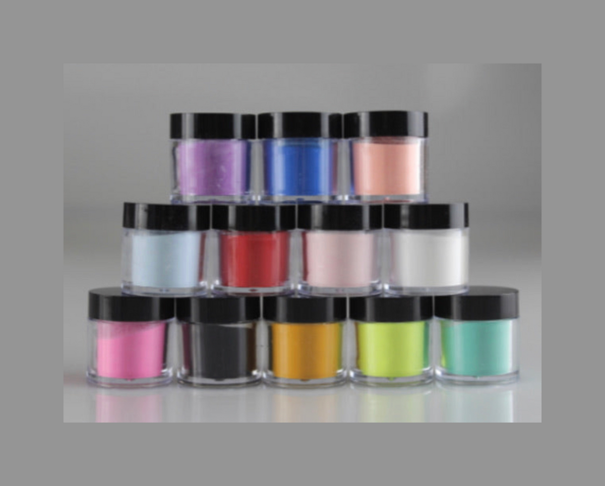 Acrylic Nail Powder - 12 pcs