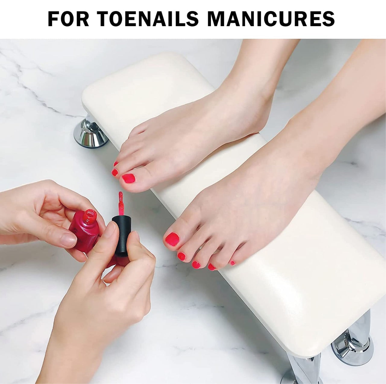 Non-Slip PU Leather Hand / Foot Stand Pillow