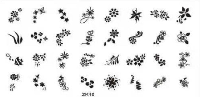 Nail Stamping Metal Plate - ZK