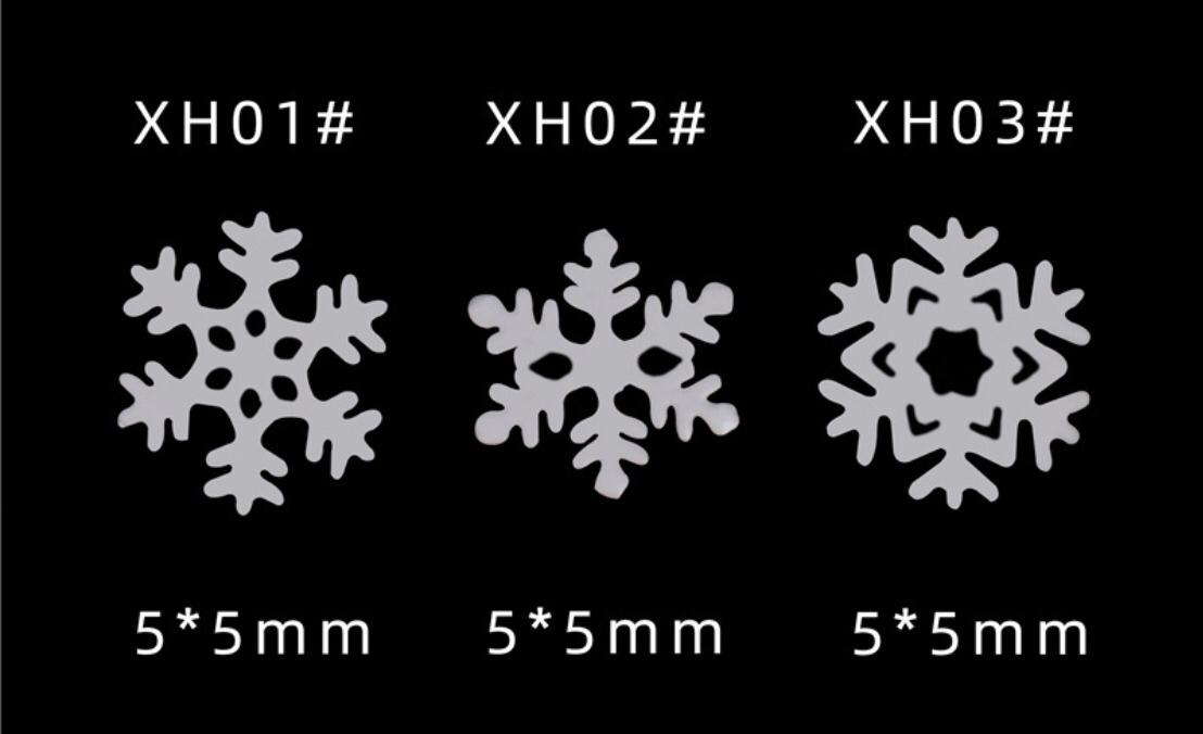 White Snow Nail Decoration