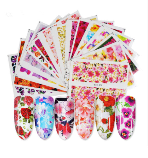 Water Sticker Flower Mix