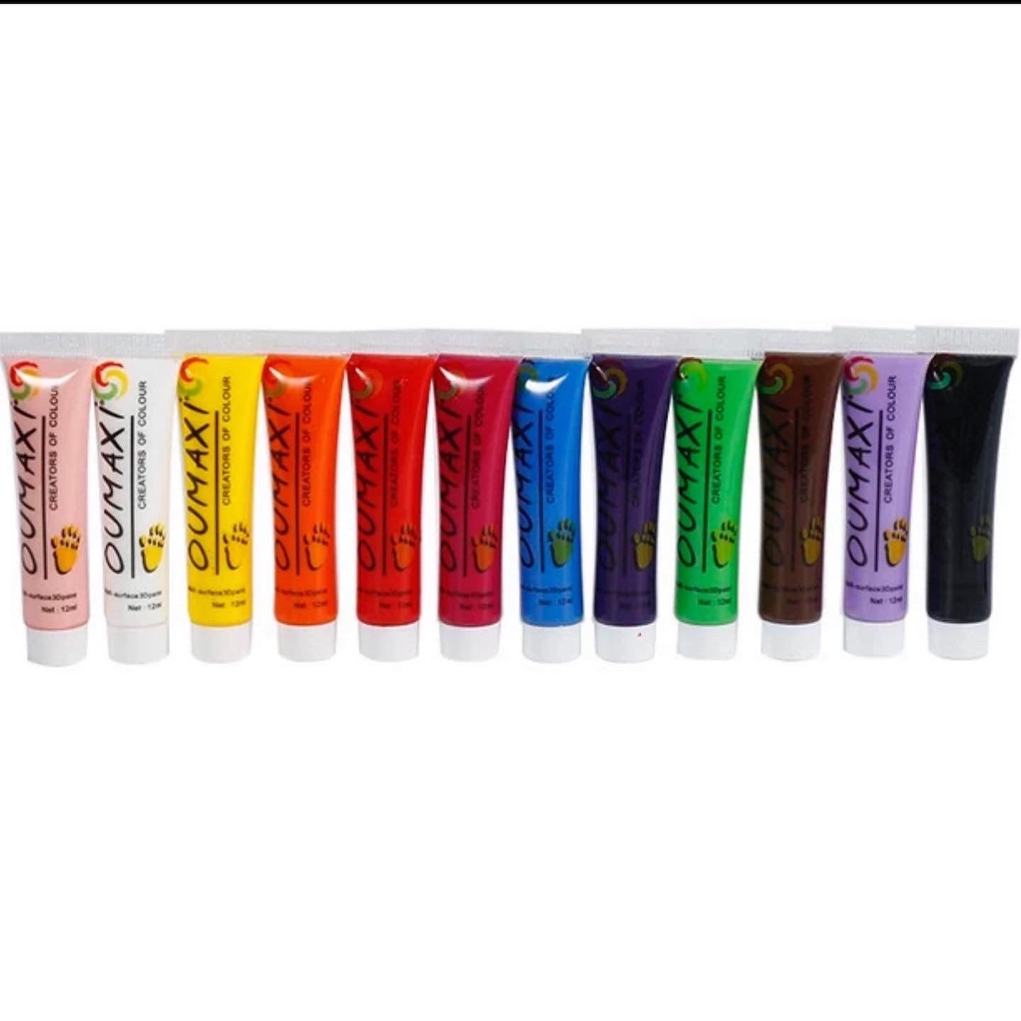 Acrylic Nail Art Paint  -12 pcs set