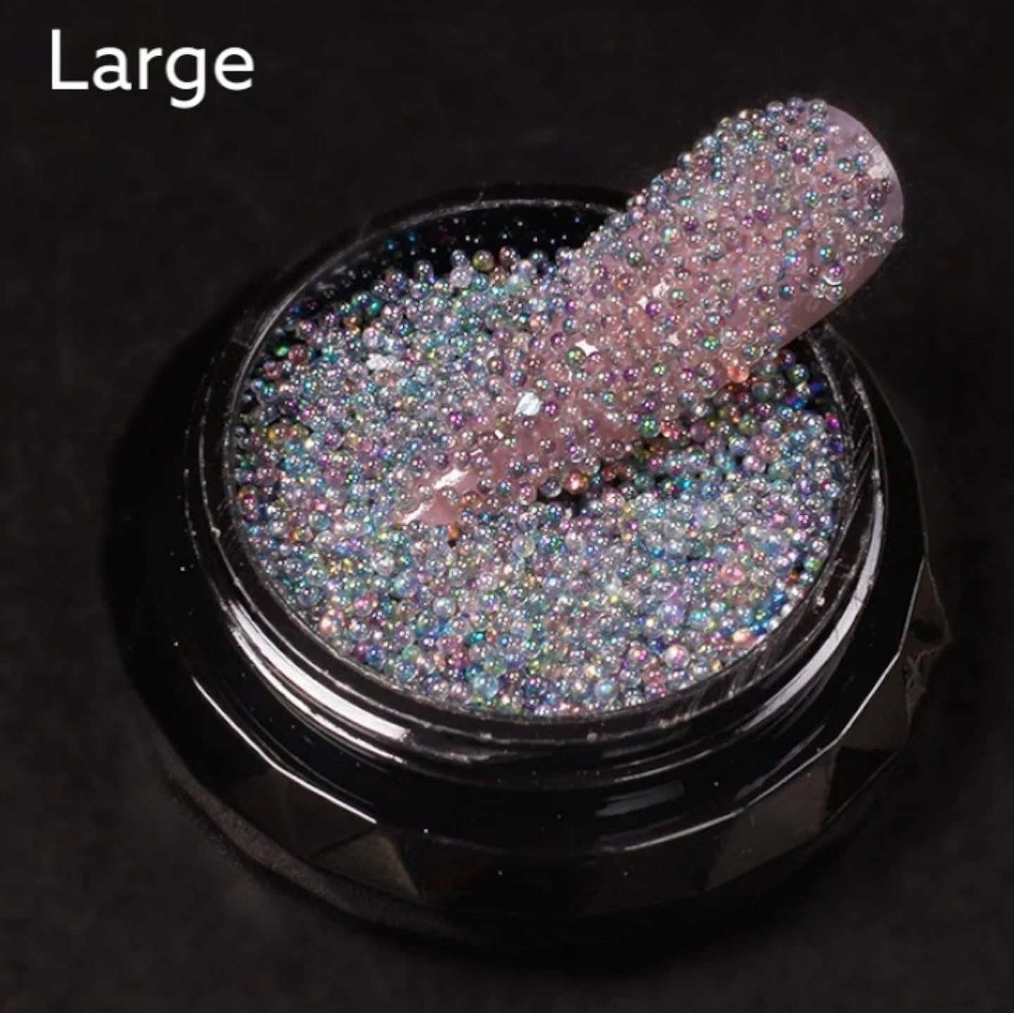 Laser 3D Nail Beads