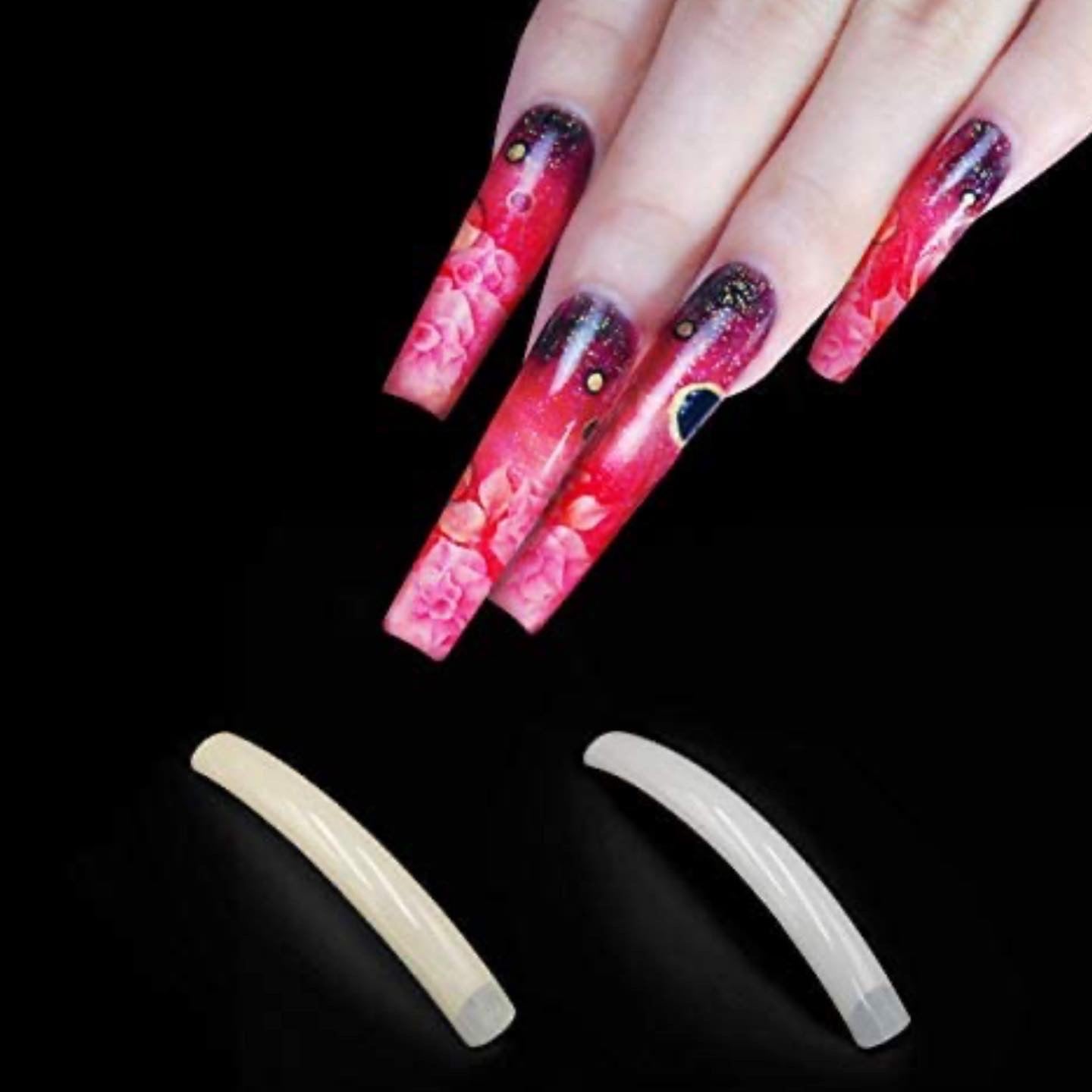 Square tips- XXL Half Cover Tips