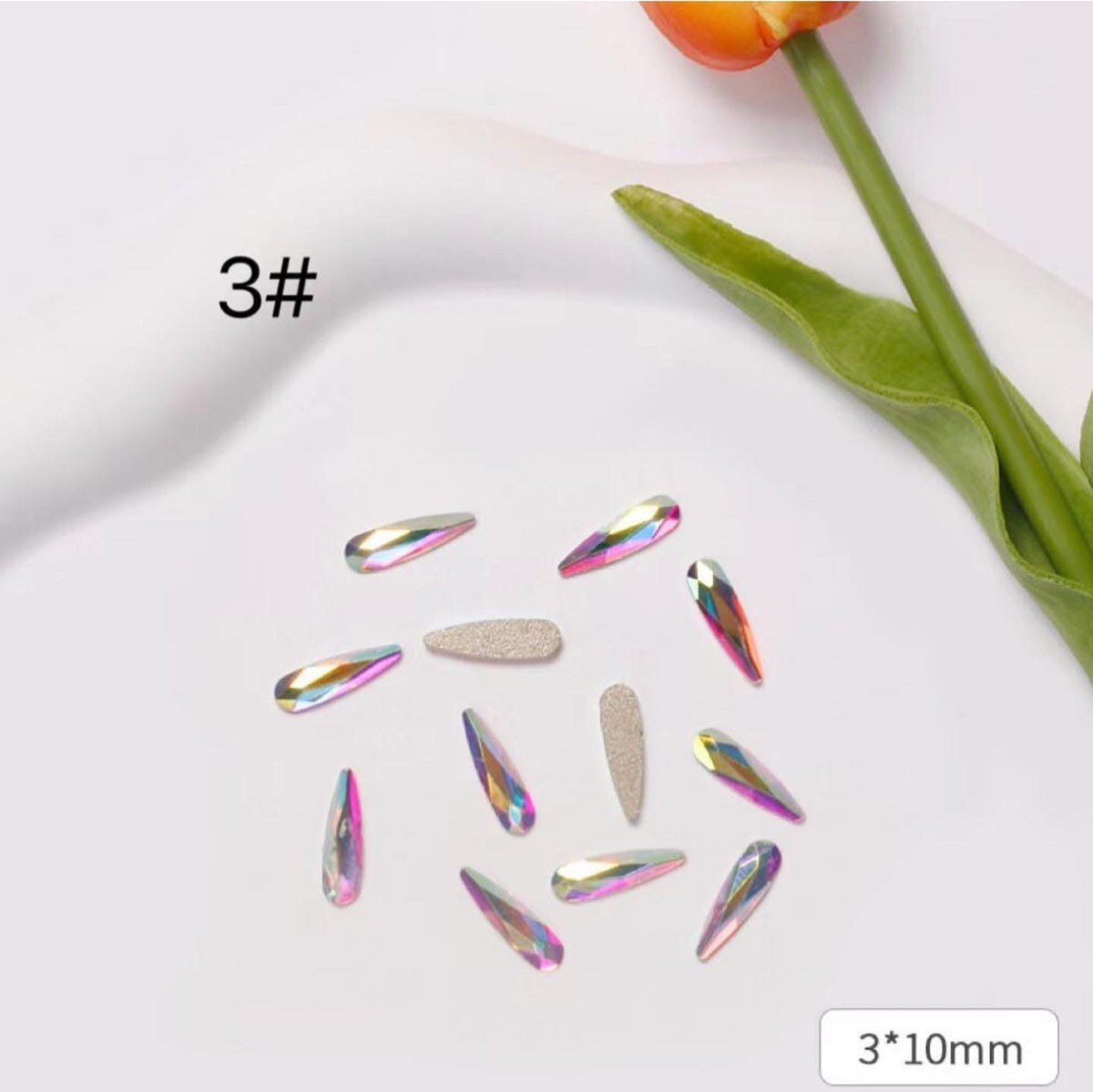 AB Flat Bottom Rhinestone’s