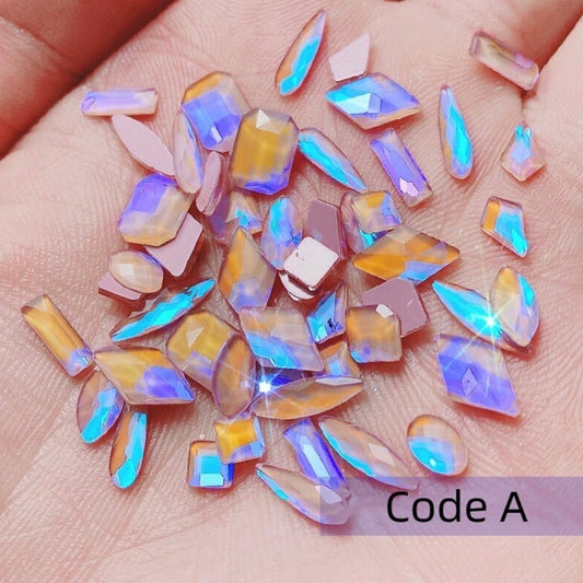 Shaped Rhinestone - 50pcs mixed