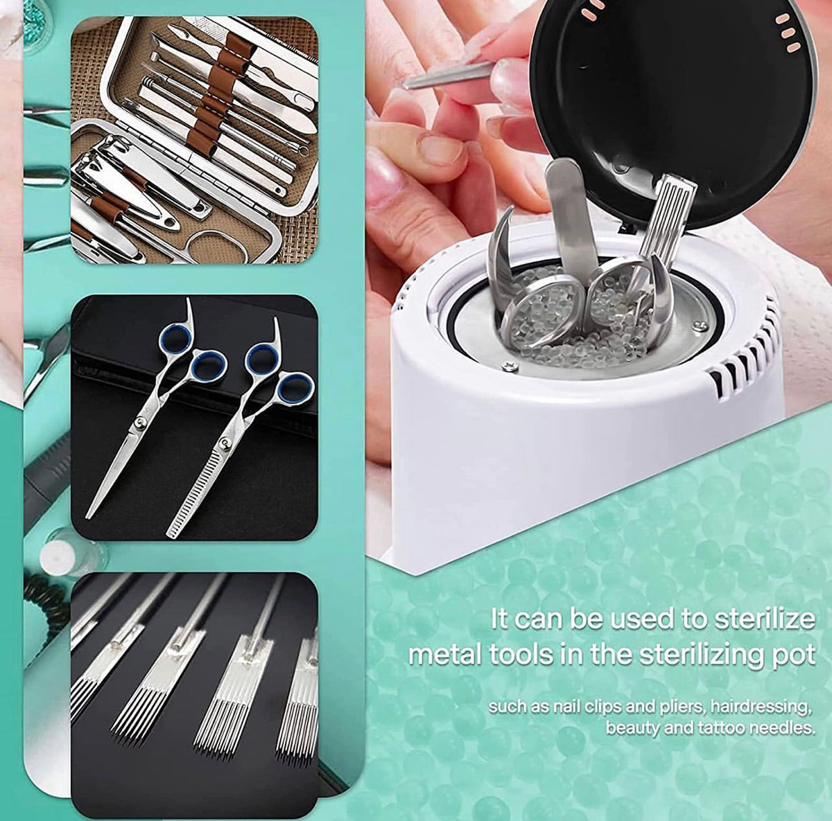STERILIZING CLEAR GLASS BEADS