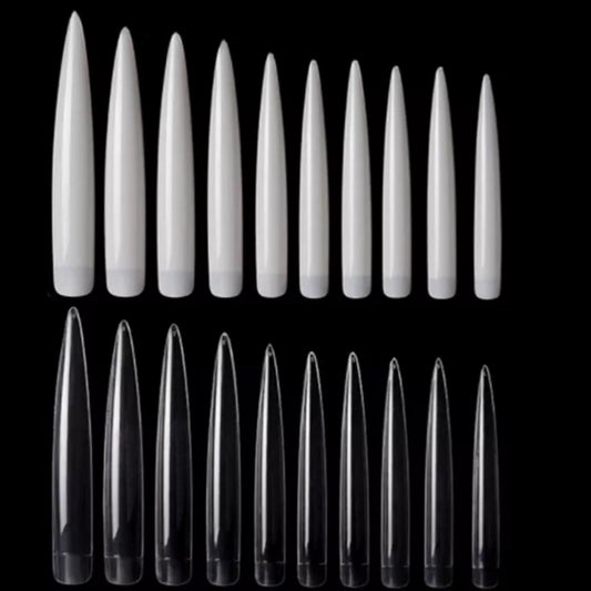 Stiletto tips- XXL Half Cover Tips