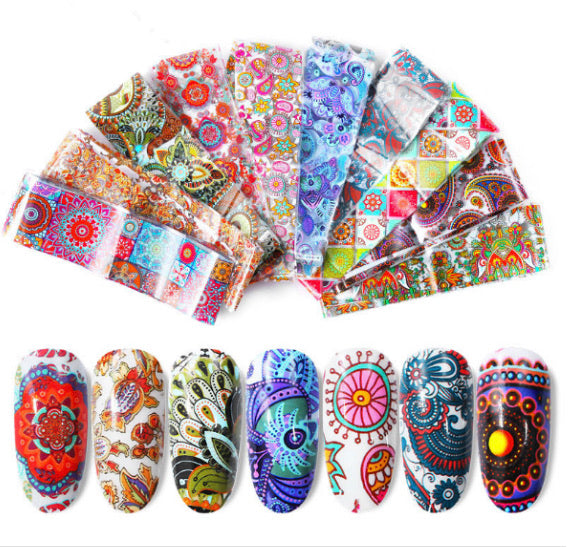 Bosmia Nail Foil Paper - 10pcs