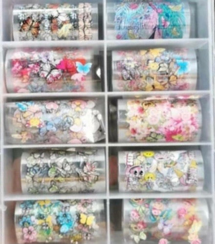 Butterfly Nail Foil Paper  #8110