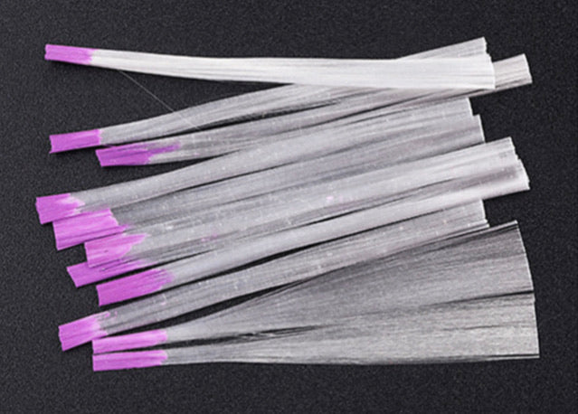 Fiber Glass Nail Extension for UV Gel Building - 10 pcs