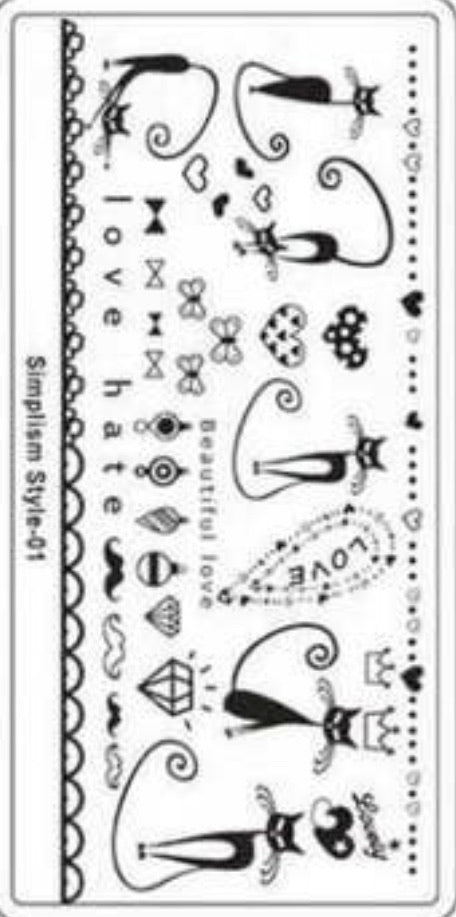 Nail Stamping Metal Plate